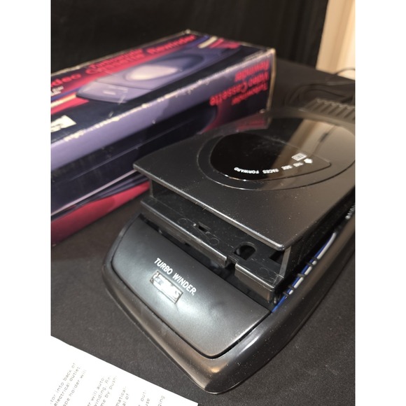 Racer Turbowinder‎ Video Cassette Rewinder VHS SY-1000 With Box And User Manual - Picture 2 of 4